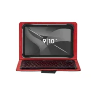 Funda Universal Phoenix para tablet hasta 10 pulgadas Universal teclado Bluetooth Roja