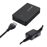 ADAPTADOR CARGADOR DE CORRIENTE UNIVERSAL AUTOMATICO  PHOENIX 40W  (INCLUYE 5 CONECTORES)  PARA PORTATILES Y NETBOOKS CON PUERTO USB