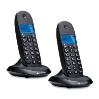 TELEFONO FIJO INALAMBRICO MOTOROLA C1002 CB+ NEGRO