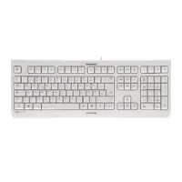 TECLADO CHERRY KC 1000 SILENCIOSO USB ULTRA SLIM BLANCO