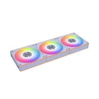 VENTILADOR LIAN LI UNI FAN CL INALAMBRICO ARGB 3X 120MM BLANCO + CONTROLADOR