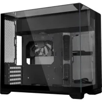 CAJA ORDENADOR GAMING LIAN LI O11 VISION-M MATX CRISTAL TEMPLADO NEGRA