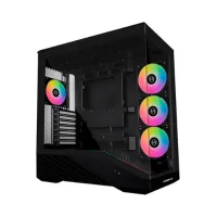CAJA ORDENADOR GAMING LIAN LI V100 V100 ATX ARGB CRISTAL TEMPLADO NEGRO