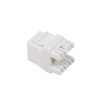 CONECTOR KEYSTONE LANBERG CAT 6 UTP RJ45 180 GRADOS