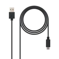 CABLE USB TIPO C A USB TIPO A NANOCABLE 0.5M/ MACHO-MACHO/ NEGRO