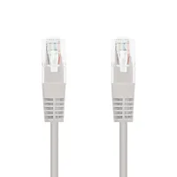 CABLE RED NANOCABLE LATIGUILLO RJ45 UTP CAT6 0.5M GRIS 50CM