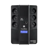 SAI COOLBOX SCUDO3 800VA LCD 6 ENCHUFES SCHUKO
