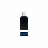 ADAPTADOR USB A A USB C NANOCABLE NEGRO / HEMBRA - MACHO
