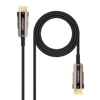 CABLE HDMI 4K NANOCABLE 10M/ MACHO-MACHO FIBRA OPTICA