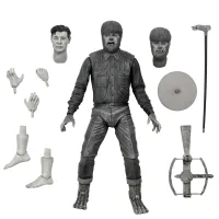 FIGURA NECA UNIVERSAL MONSTER SCALE ACTION ULTIMATE WOLF (B&W)