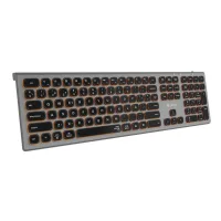 TECLADO SUBBLIM MASTER ILUMINADO EXT INALAMBRICO GRIS/NEGRO