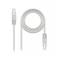CABLE RED NANOCABLE LATIGUILLO RJ45 UTP CAT6 10M GRIS