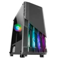 CAJA ORDENADOR MARS GAMING MCX2 ATX RGB COMPLETA NEGRO