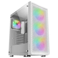CAJA ORDENADOR MARS GAMING MC-F ATX ARGB CRISTAL TEMPLADO BLANCO