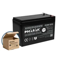 BATERIA PHASAK PHB 1210 HIGH RATE COMPATIBLE PARA SAIS 9Ah 12V ACIDO/PLOMO