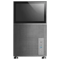 CAJA ORDENADOR MARS GAMING MCLCD MATX CRISTAL TEMPLADO PANTALLA IPS 8" NEGRO