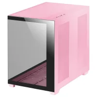 CAJA ORDENADOR MARS GAMING  MCV4P PREMIUM CUSTOM XXL CRISTAL TEMPLADO ROSA