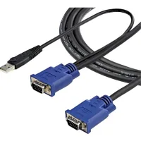 CABLE VGA A VGA / USB 2.0 STARTECH 3.05M/ MACHO-MACHO/ NEGRO