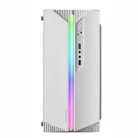 CAJA ORDENADOR MARS GAMING MC-S1 BLANCO MICRO ATX 1 X USB 3.0 1 X USB 2.0 1 X 80MM FRGB