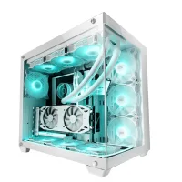 CAJA ORDENADOR MARS GAMING MCV4 PREMIUM XXL BLANCO E-ATX 1 X USB 3.0 2 X USB 2.0