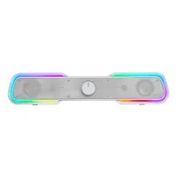 BARRA DE SONIDO MARS GAMING MSBX 10W RGB BLANCA