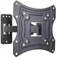 SOPORTE ARTICULADO DE PARED  L-LINK PARA TV/MONITOR VESA 75 Y 200/15KG MAX/GIRO 180º/INCLINA 15º
