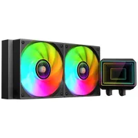 KIT REFRIGERACION LIQUIDA MARS GAMING ML-TWO240 ARGB 2X120MM NEGRO