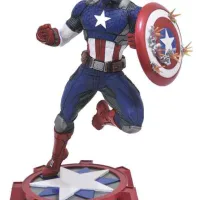 FIGURA DIAMOND COLLECTION MARVEL AVENGERS NUEVO CAPITAN AMERICA 25 CM MARVEL GALLERY NOW SELECT TOYS