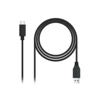 CABLE USB(A) 3.1 A USB(C) 3.1 NANOCABLE 1.5M NEGRO/ MACHO A MACHO