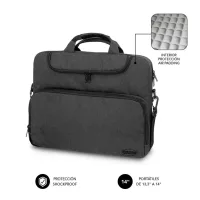 MALETIN SUBBLIM AIR PADDING PARA PORTATIL 13.3"-14" DARK GREY