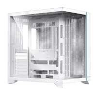 CAJA ORDENADOR GAMING HIDITEC H3 PRO ATX ARGB CRISTAL TEMPLADO BLANCO
