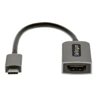 CABLE USB TIPO C A HDMI 4K STARTECH 13CM/ MACHO-HEMBRA/ GRIS
