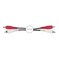 CABLE 2X RCA FONESTAR 0.7M/ MACHO-MACHO