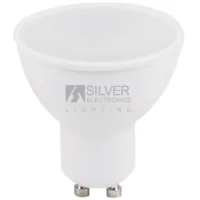 BOMBILLA LED SILVER ELECTRONIC ECO multi-LED DICROICA 7W=44W/ GU10/ 3000K/ 567 LM/ 120º/LUZ CALIDA/ A+