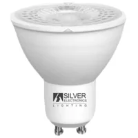 BOMBILLA LED SILVER ELECTRONIC ECO DICROICA 8W=60W/ GU10/ 3000K/ 38º/ 773 LM/ LUZ CALIDA/ A+