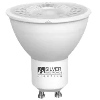 BOMBILLA LED SILVER ELECTRONIC ECO DICROICA 8W=60W/ GU10/ 6000K/ 38º/ 773 LM/ LUZ FRIA/ A+
