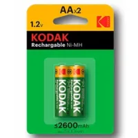 BLISTER PILAS KODAK RECARGABLES NI-MH AA LR6 2600 MAH/BLISTER 2 PILAS 