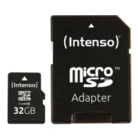 TARJETA MEMORIA MICRO SD INTENSO 32GB CL10 + ADAPTADOR SD