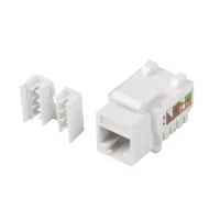 CONECTOR KEYSTONE LANBERG CAT 6 UTP RJ45 90 GRADOS