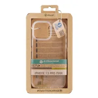 FUNDA MUVIT RECYCLETEK PARA APPLE IPHONE 13 PRO MAX ANTIBACTERIAS TRANSPARENTE