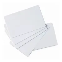 TARJETA PVC BLANCA ZEBRA PREMIER PACK-100U