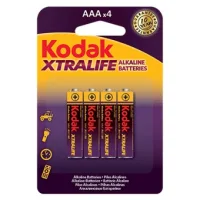 BLISTER PILAS KODAK ALCALINA XTRALIFE AAA LR3 1.5V/ BLISTER 4 PILAS
