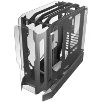 CAJA ORDENADOR MARS GAMING MCEDGE ATX CRISTAL TEMPLADO NEGRO