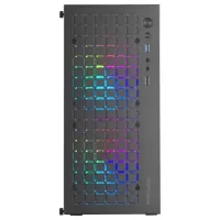 CAJA ORDENADOR MARS GAMING MCCORE MATX FRGB CRISTAL TEMPLADO NEGRO