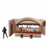 SET NEVARRO CANTINA + FIGURA HASBRO 9,5 CM DEATH TROOPER THE MANDALORIAN STAR WARS VINTAGE F39025