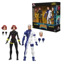 PACK 2 FIGURAS HASBRO MARVEL LEGENDS SERIES EARTHS MIGHTIEST HEROES AVENGERS BLACK WIDOW & QUICKSILVER