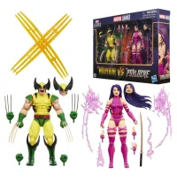 PACK 2 FIGURAS HASBRO MARVEL LEGENDS SERIES WOLVERINE VS PSYLOCKE