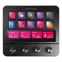 CONTROL DECK PRO MARS GAMING MSDPRO NEGRO