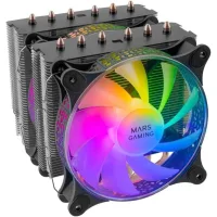 VENTILADOR DISIPADOR CPU MARS GAMING MCPU-XT 120MM ARGB NEGRO