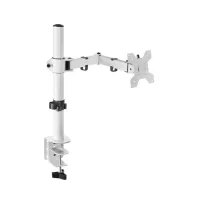 SOPORTE MESA MARS GAMING VESA HASTA 32" 100X100MM MAX 8KG BLANCO